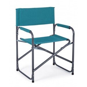 Olbia Kerti szék, Bizzotto, 55x47x78 cm, összecsukható, acél/poliészter, türkiz