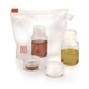 4 db Tároló olajnak, ecetnek, sónak és borrsnak, Iris Barcelona, ​​50 ml / 10 ml, műanyag