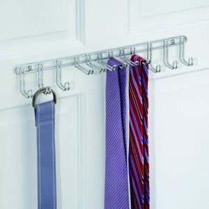 Fali akasztó pántokhoz és nyakkendőkhöz Classico, iDesign, 38x7,5x5,8 cm, acél
