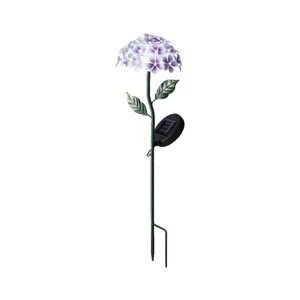 Flower Stake kerti lámpa, Lumineo, 17x54 cm, 26 LED, lila