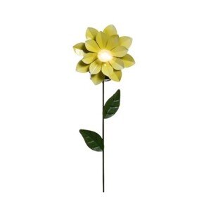 Lampa de gradina Flower, Lumineo, 6x11x49.5 cm, 1 led, galben