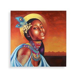 Ethnic Woman Dísz kép, Versa, 80x80 cm, kanavász