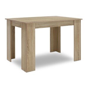 Jason asztal, Pakoworld, 120x80x76,5 cm, melamin bevonatú MDF / PAL, sonoma
