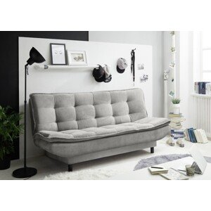 Kihúzható kanapé, 2-es patch Schlamm Grey, 89 x 90 x 188 cm, kattanó-záró funkcióval, forgácslap, műanyag, poliészter