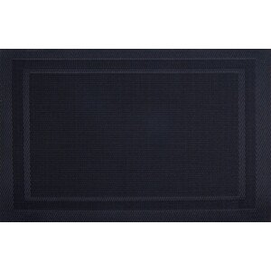 Suport farfurie Velvet, Ambition, 30x45 cm, plastic, negru