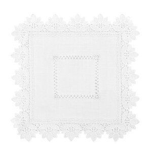 Mirella Asztali szalvéta, Ambition, 30x30 cm, poliészter, fehér