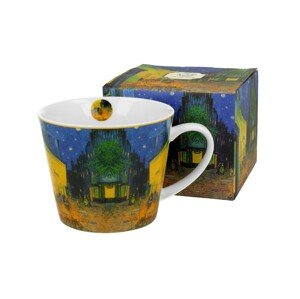 Bögre, DUO, Vincent Van Gogh - Terrace at Night, 610 ml, porcelán, színes