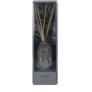 Buddha parfüm diffúzor, 100 ml, kerámia, szürke