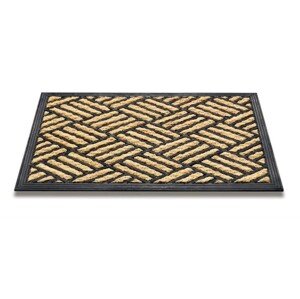 Bejárati szőnyeg Aba, Decorino, 40x60 cm, kókuszrost, bézs