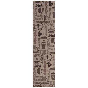Moka konyhai szőnyeg, Decorino, 67x150 cm, poliészter, barna
