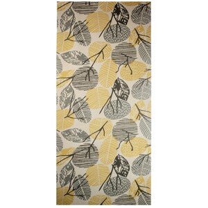 Susy Leaf Előszoba szőnyeg, Decorino, 67x150 cm, polipropilén, krémszín/bézs