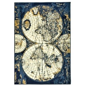 Atlas gyermek- és ifjúsági szőnyeg, Decorino, 120x170 cm, polipropilén, kék