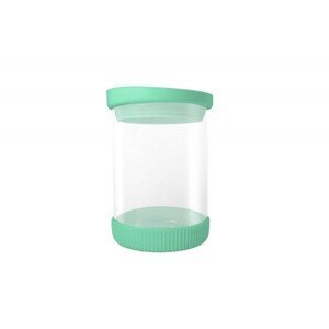 Jocca Tároló, 480 ml, üveg / szilikon, átlátszó / zöld