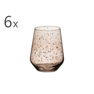 6 db Whiskey pohár InArt, 7x11 cm, 425 ml, üveg