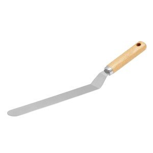 Natural Cukrász spatula krémkenő/bevonat, Ambition, 37 cm, acél, barna