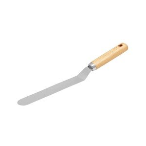 Natural Cukrász spatula krémkenő/bevonat, Ambition, 31 cm, acél, ezüstszín