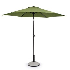 Kalife Kerti/terasz napernyő dönthető funkcióval, Bizzotto, Ø 270 cm, oszlop Ø 36 / 38 mm, zöld