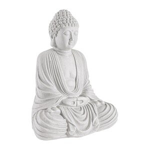 Pattaya Buddha Seated Dekoráció, Bizzotto, 33.5x25x42 cm, fehér