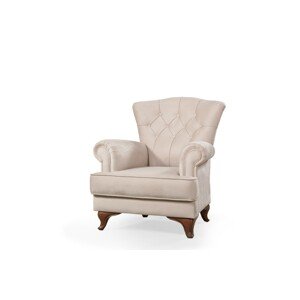 Pedesa(2)-toledo13 Fotel, Pandia Home, 85x90x96 cm, fa, krémszín