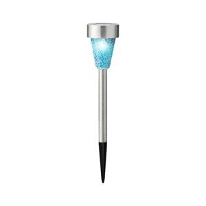 Stake Kerti lámpa, Lumineo, 7.3x28 cm, rozsdamentes acél, kék