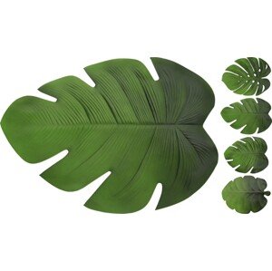Leaf, Tányértartó 43x38 cm, eva, zöld