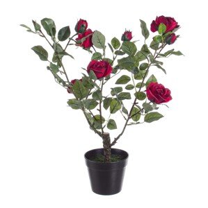 Isabel Rose Művirág, Bizzotto, 51x39x66 cm, piros
