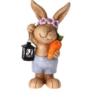 Boy Bunny Dísz lámpa, 17x20x48 cm, kerámia, színes
