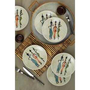 Kutahya Porselen 6 db Desszertes tányér, NNZG06PS885371, Ø21 cm, porcelán