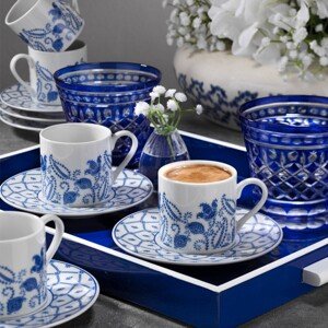 Kutahya Porselen Kávés készlet, RU12KT4309740, 12 darabos, porcelán