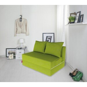 Urban Living Kihúzhatós kanapé, 136x80x40 cm, zöld