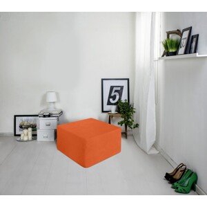 Urban Living Kihúzható zsámoly, 63x36x63 cm, Naranccsárga