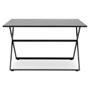 Breeze Összecsukható asztal, L.120 l.80 H.73, alumínium, fekete