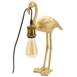 Flamingo Asztali lámpa, Mauro Ferretti,  1 x E27, 40W, 13x11.5x39.5 cm, aranyszín