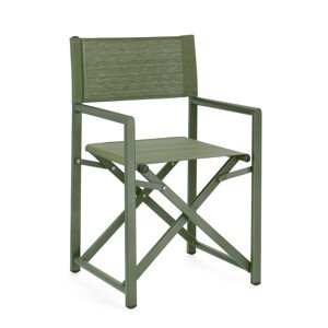 Taylor Összecsukható kerti szék, Bizzotto, 48 x 56 x 86 cm, alumínium/textilén 2x1, zöld