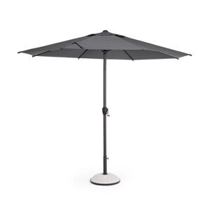 Rio Kerti/terasz napernyő, Bizzotto, Ø 300 cm, oszlop Ø 48 mm, acél/poliészter, sötétszürke