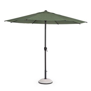 Rio Kerti/terasz napernyő, Bizzotto, Ø 300 cm, oszlop Ø 48 mm, acél/poliészter, olíva zöld