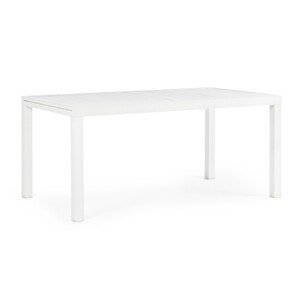 Hilde Kihúzható kerti asztal, Bizzotto, 160-240 x 90 x 75 cm, alumínium, fehér