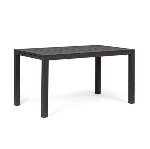 Hilde Kihúzható kerti asztal, Bizzotto, 140-210 x 77 x 75 cm, alumínium, szénszürke