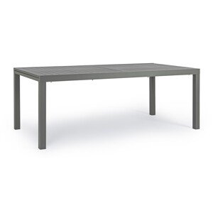 Hilde Kerti kihúzható asztal, Bizzotto, 200-300 x 100 x 75 cm, alumínium, szénszín