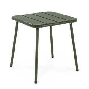 Marlyn Kerti dohányzóasztal, Bizzotto, 40 x 40 x 40 cm, acél, matt felület, zöld