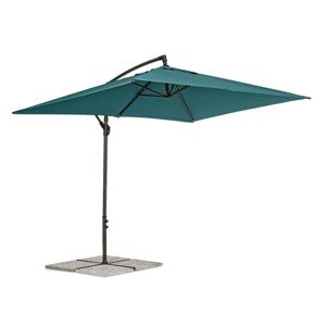 Texas  Terasz/kerti napernyő, Bizzotto, 300 x 200 x 260 cm, oszlop 48 mm, 360° forgó oszlop, acél/poliészter, kék