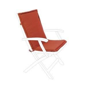 Poly180 Párna kerti székre, Bizzotto, 45 x 94 cm, vízhatlan poliészter, sötét narancssárga