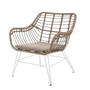 Ariki Kerti szék v2, 65 x 62 x 76 cm, acél/szintetikus rotáng