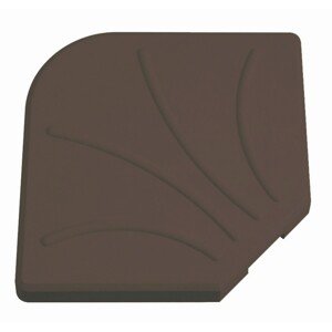 Kerti napernyő alap 25 kg, 47 x 47 x 5.5 cm, cement, barna