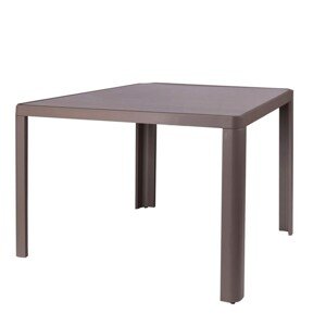 Stella Kerti asztal, 90 x 90 x 75 cm, alumínium, szürke