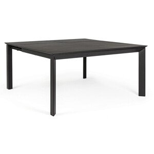 Konnor Kerti/terasz kihúzható asztal, Bizzotto, 160 x 110/160 x 77.5 cm, alumínium, szénszín