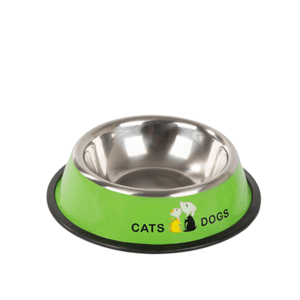 FIDO zöld fémtál kutyáknak/macskáknak