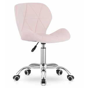 AVOLA VELVET rózsaszín irodai szék