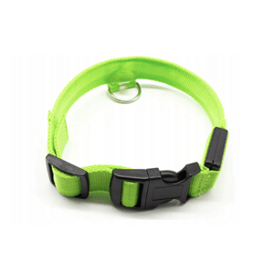 DUKE zöld LED nyakörv kutyák/macskák számára - többféle méretben Méret: L