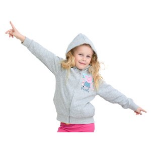 PEPPA MALAC világosszürke gyermek pulóver - többféle méretben Méret: 110 - 116